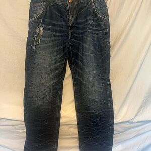 Men's Relaxed Fit Distressed Denim Jeans